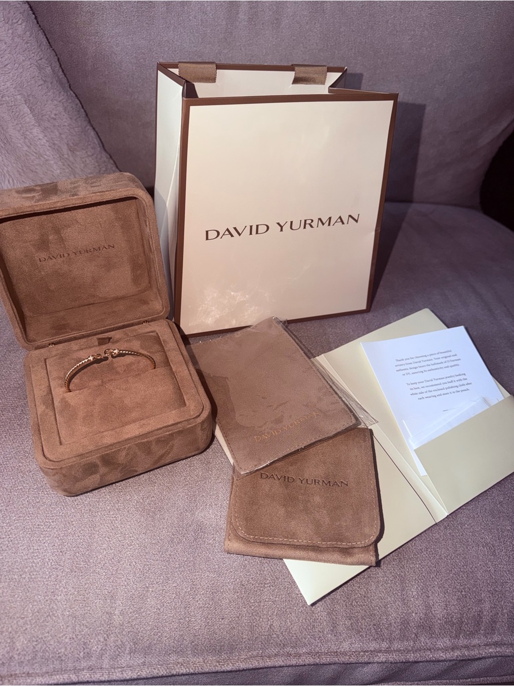David Yurman Micro Cablespira Flex Buckle Bracelet